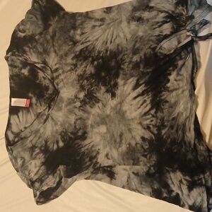 A small blue tie dyed t shirt